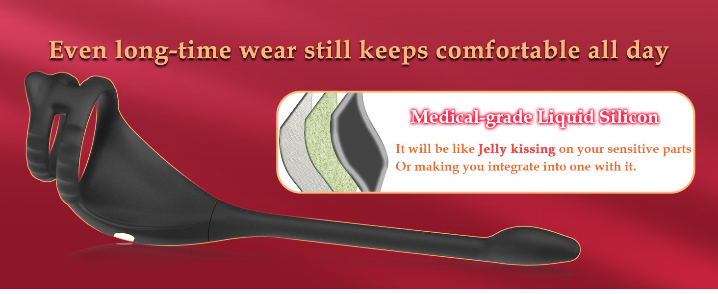 Remote Control Vibrating Cock Ring with Prostate Massager8