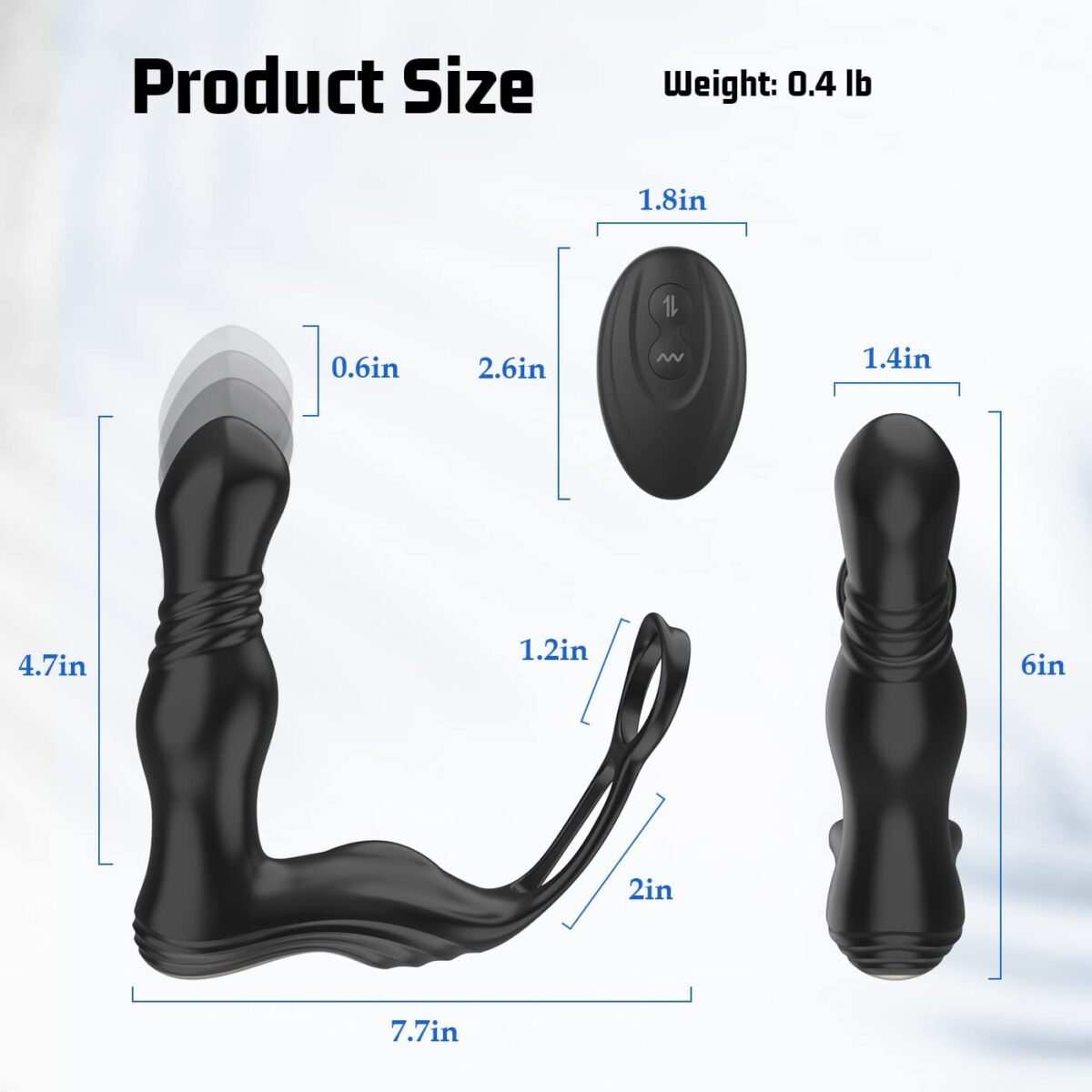 Buy 3 in 1 Anal Prostate Massager in india