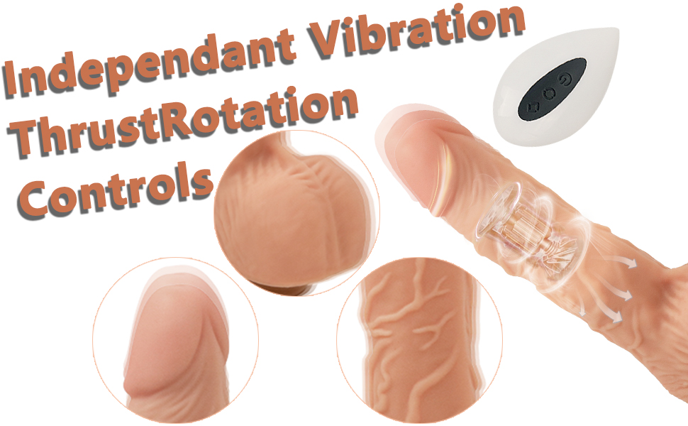 Buy 35 Modes Thrusting Rotating Dildo in India