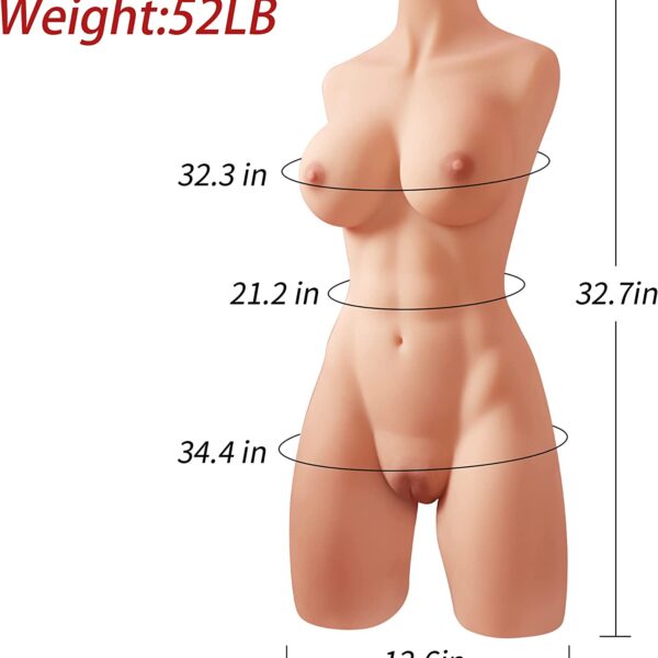 Buy 52LB Lifelike Half Body Sex Doll in India