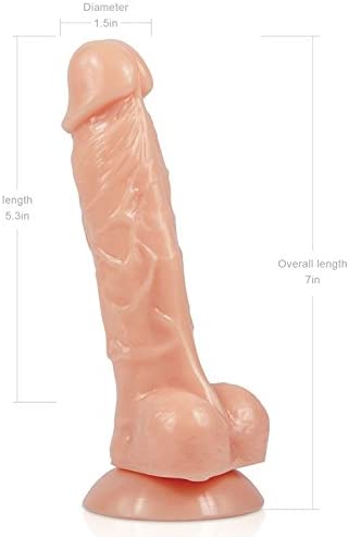 Buy 7 Inch Super Realistic Silicone Dildo in India