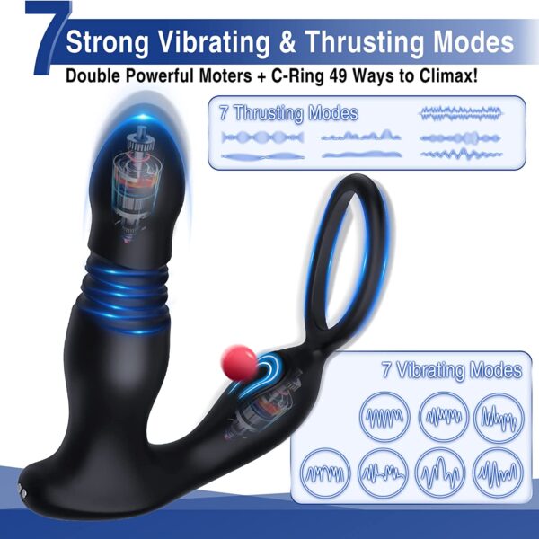 Buy 7 Modes Vibrating Prostate Massager in India