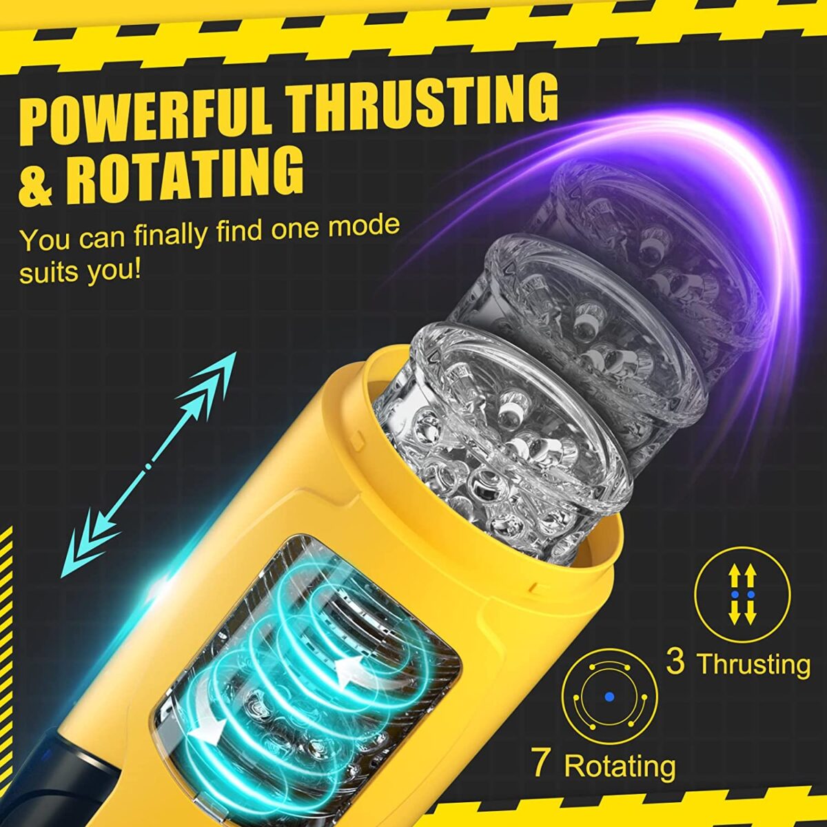 Buy 7 Thrusting Rotating Automatic Masturbator in India