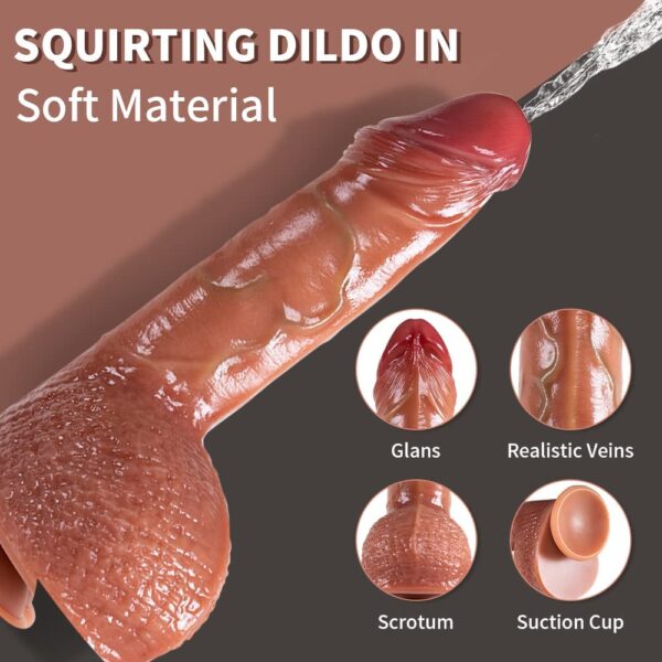 Buy 7.8'' Super Realistic Squirting Dildo in India