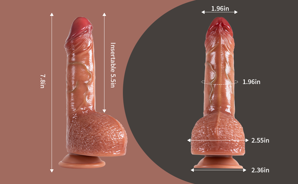 Buy 7.8'' Super Realistic Squirting Dildo in India