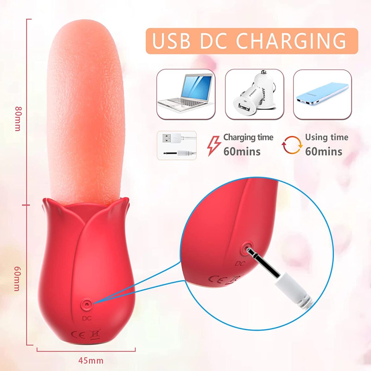 Buy Clitoral Massager Tongue Bullet Vibrator in India