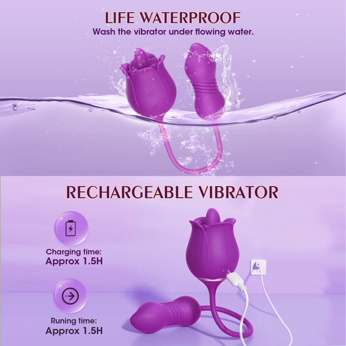 Buy Clitoris Stimulator Rose Bullet Vibrator in India