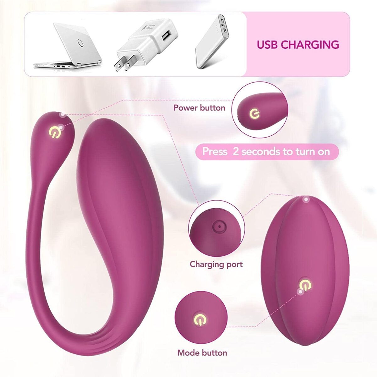 Buy G-Spot Stimulation Wireless Bullet Vibrator in India