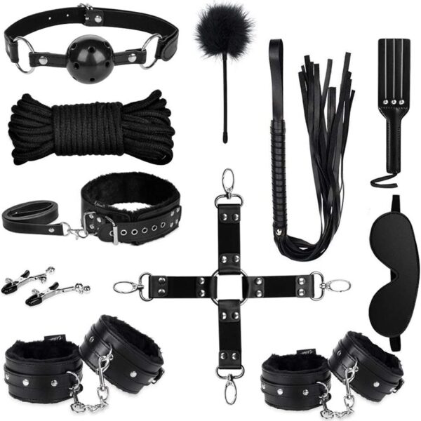 Buy 11 Pcs Leather BDSM Sets in India