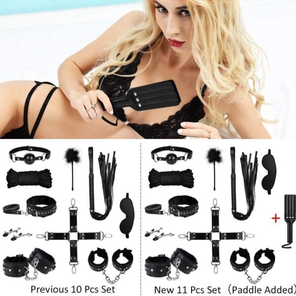 Buy 11 Pcs Leather BDSM Sets in India