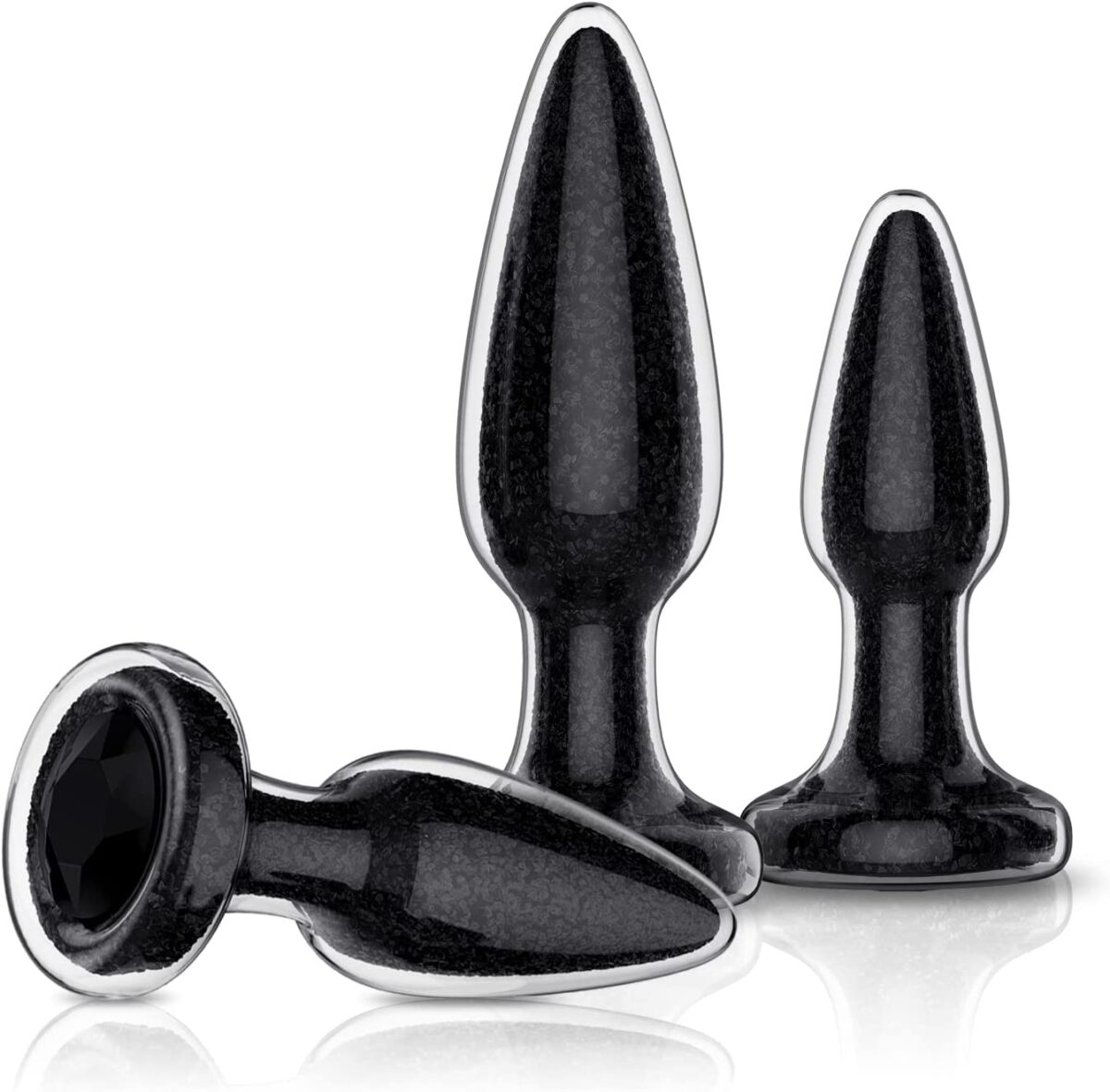 Buy 3 Piece Training Glass Butt Plug Set in India