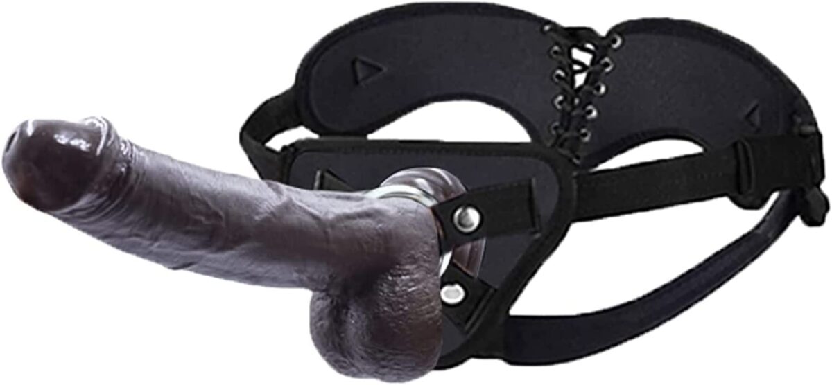 Buy 7.6 Inches Black Fantasy Strap-on Dildo in India