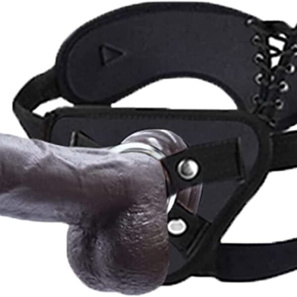 Buy 7.6 Inches Black Fantasy Strap-on Dildo in India