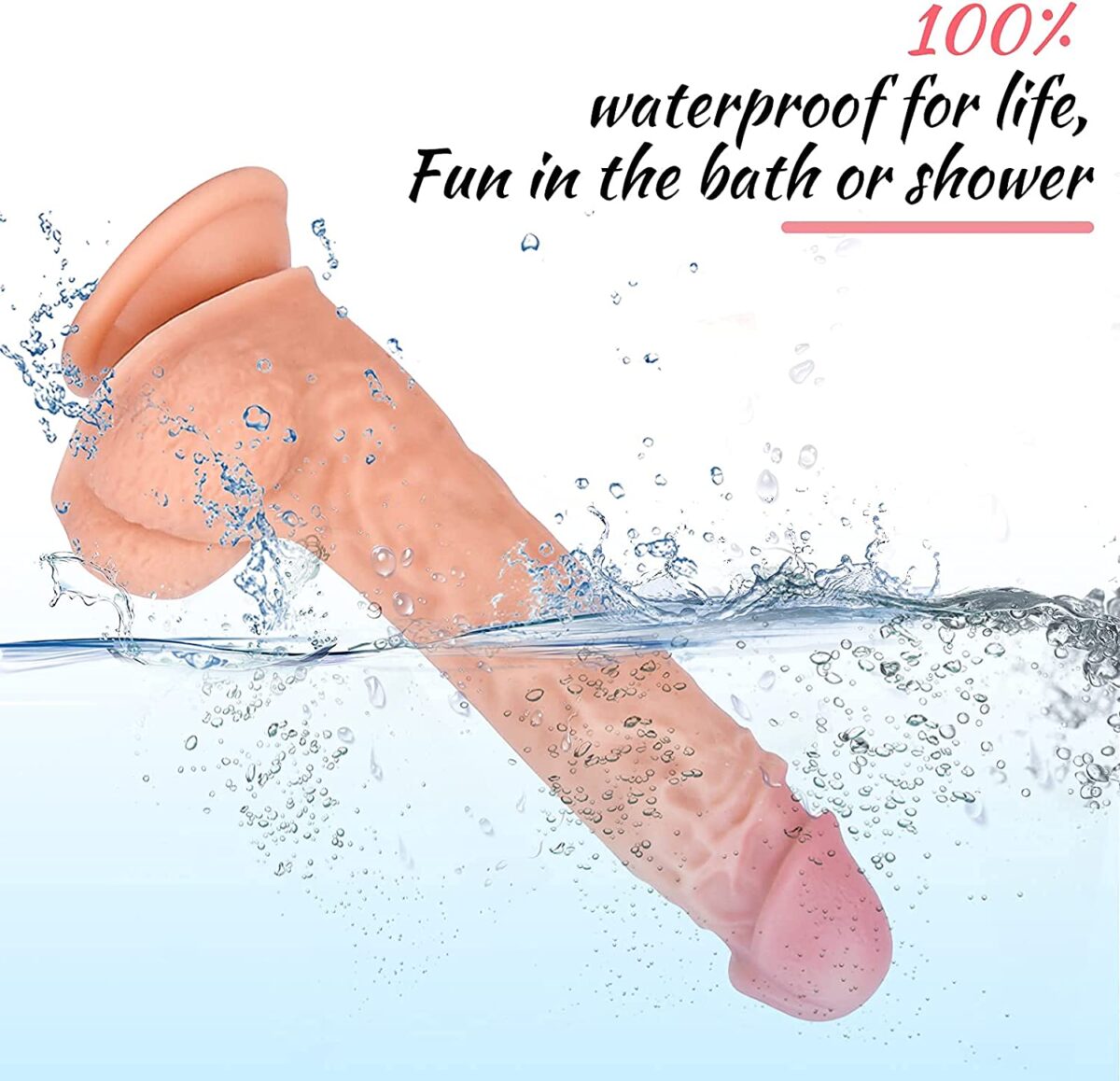 Buy 8 Inches Vibrating Strap-on Dildo in India