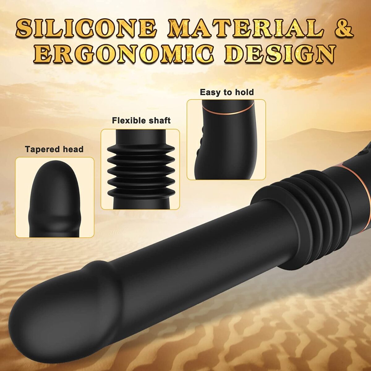 Buy Realistic 7 Vibrations Dildo Sex Machine in India