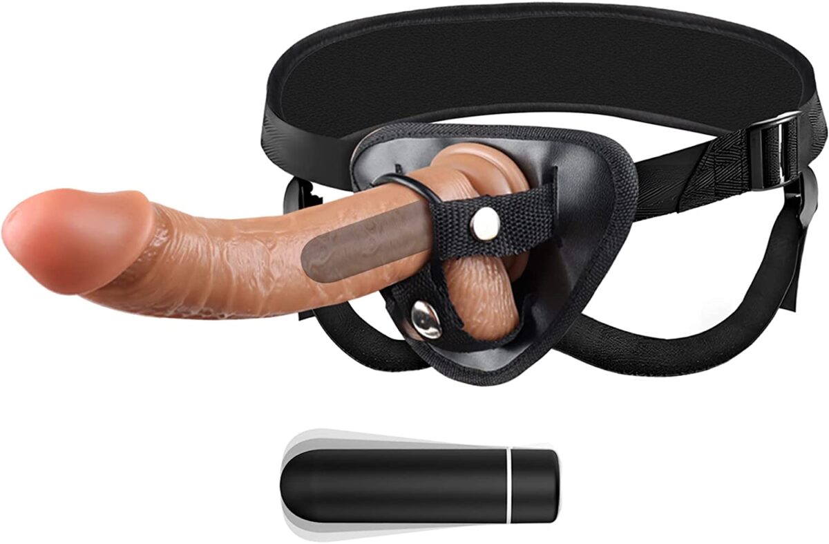 Buy Realistic Vibrating Strap-on Dildo in India