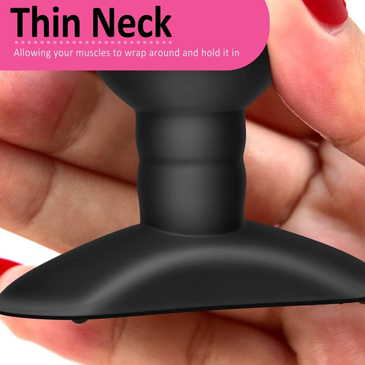 Buy Silicone Ribbed Anal Butt Plug in India