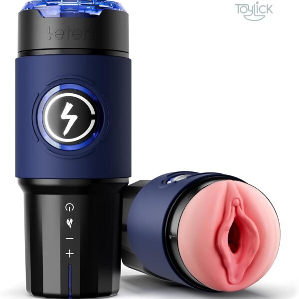 thrusting male masturbator for Men–360° heating 5 speed silent motor toylick